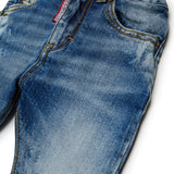 Dsquared2 Kids Pantalone in Denim per Neonati