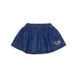 Diesel Kids Gonna in Denim Blu con Logo per Neonate