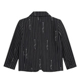 Dsquared2 Kids Giacca Nero Gessata Unisex