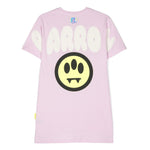 Barrow Kids Abito Rosa/Lavanda con Stampa Logo per Bambine