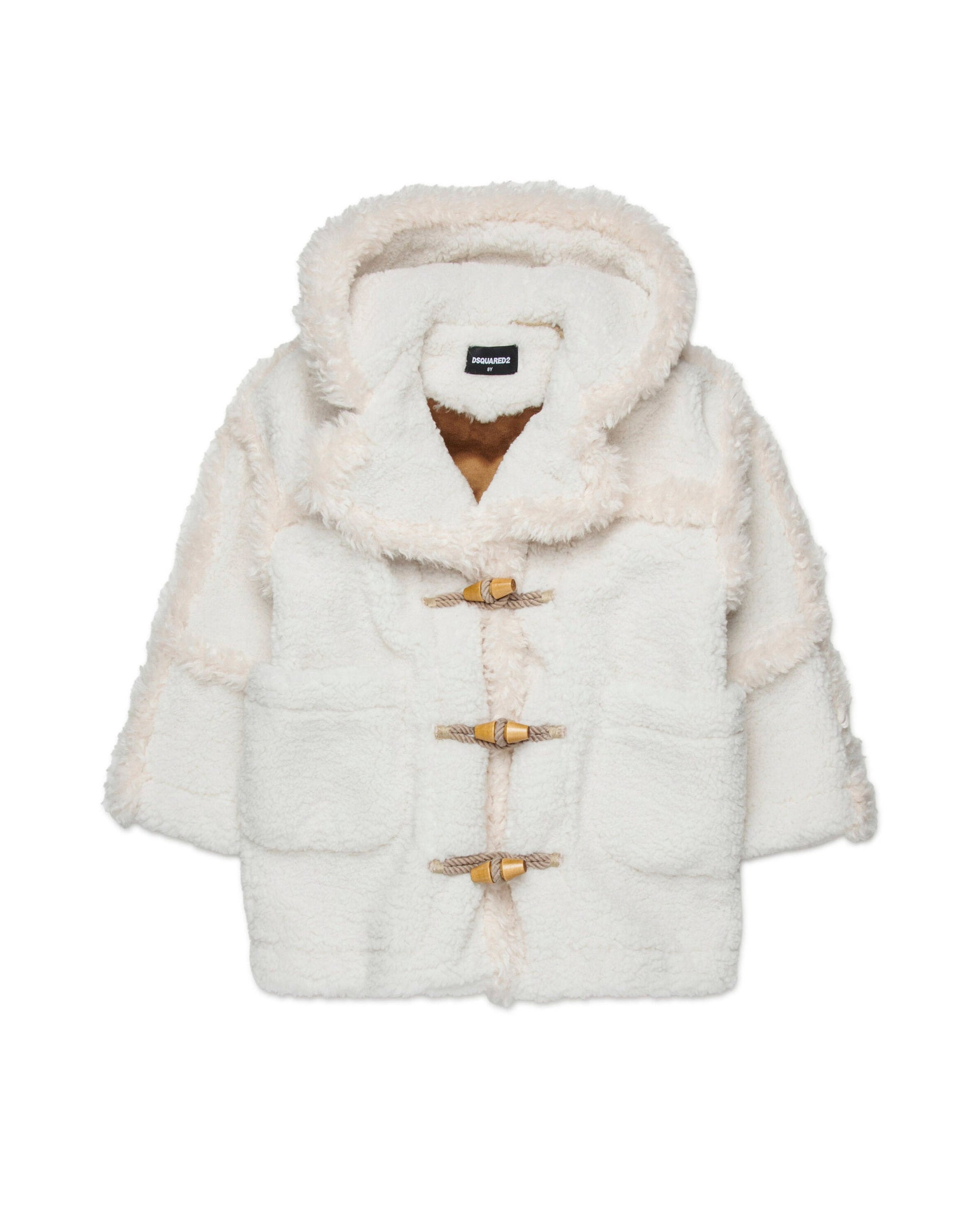 Dsquared2 Kids Montone Montgomery Panna per Bambini