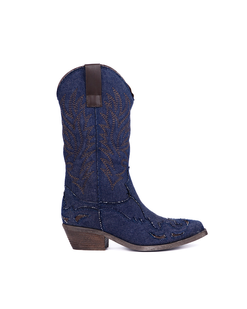 Jammers Camperos Stivale Alto in Denim per Bambine