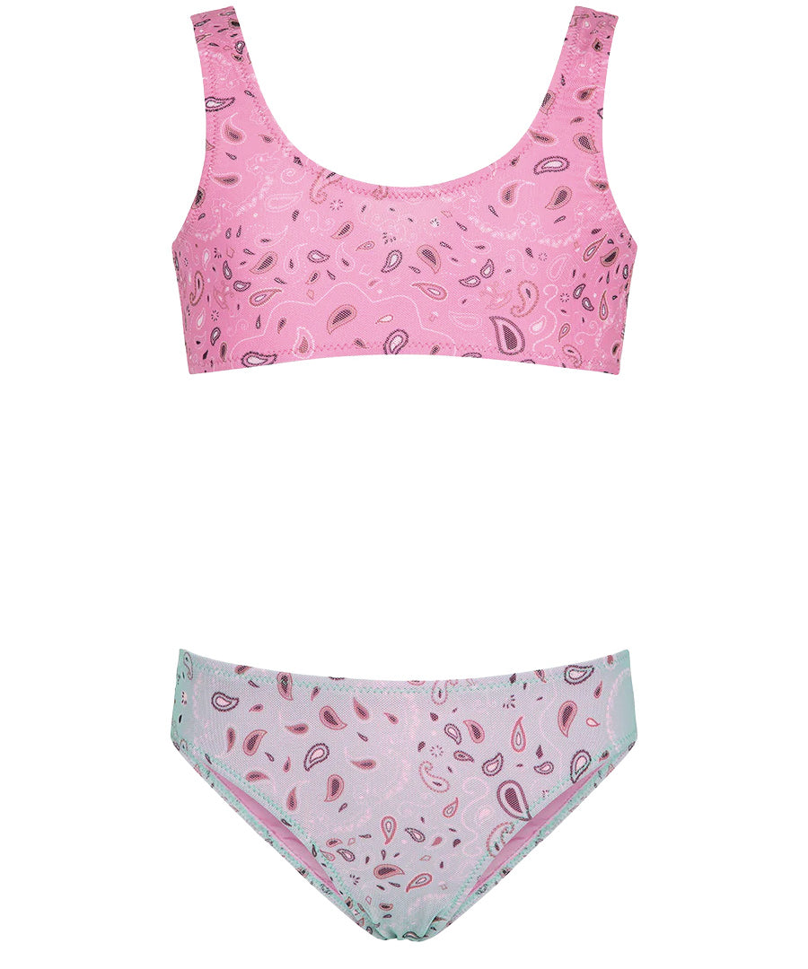 F**K Kids Costume Fantasia Bandana Rosa per Bambine