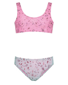 F**K Kids Costume Fantasia Bandana Rosa per Bambine