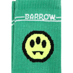 Barrow Kids Calzini Verde con Stampa Smile Florence Kids