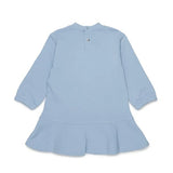 Diesel Kids Abito Azzurro Polvere con Logo per Neonate