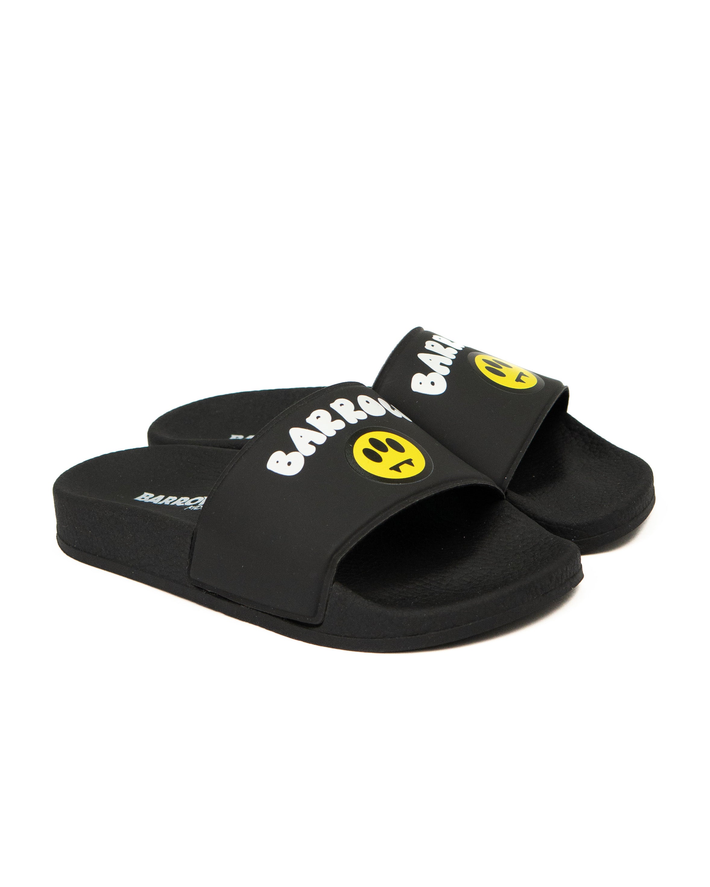 Barrow Kids Ciabatta Nero con Logo per Bambini