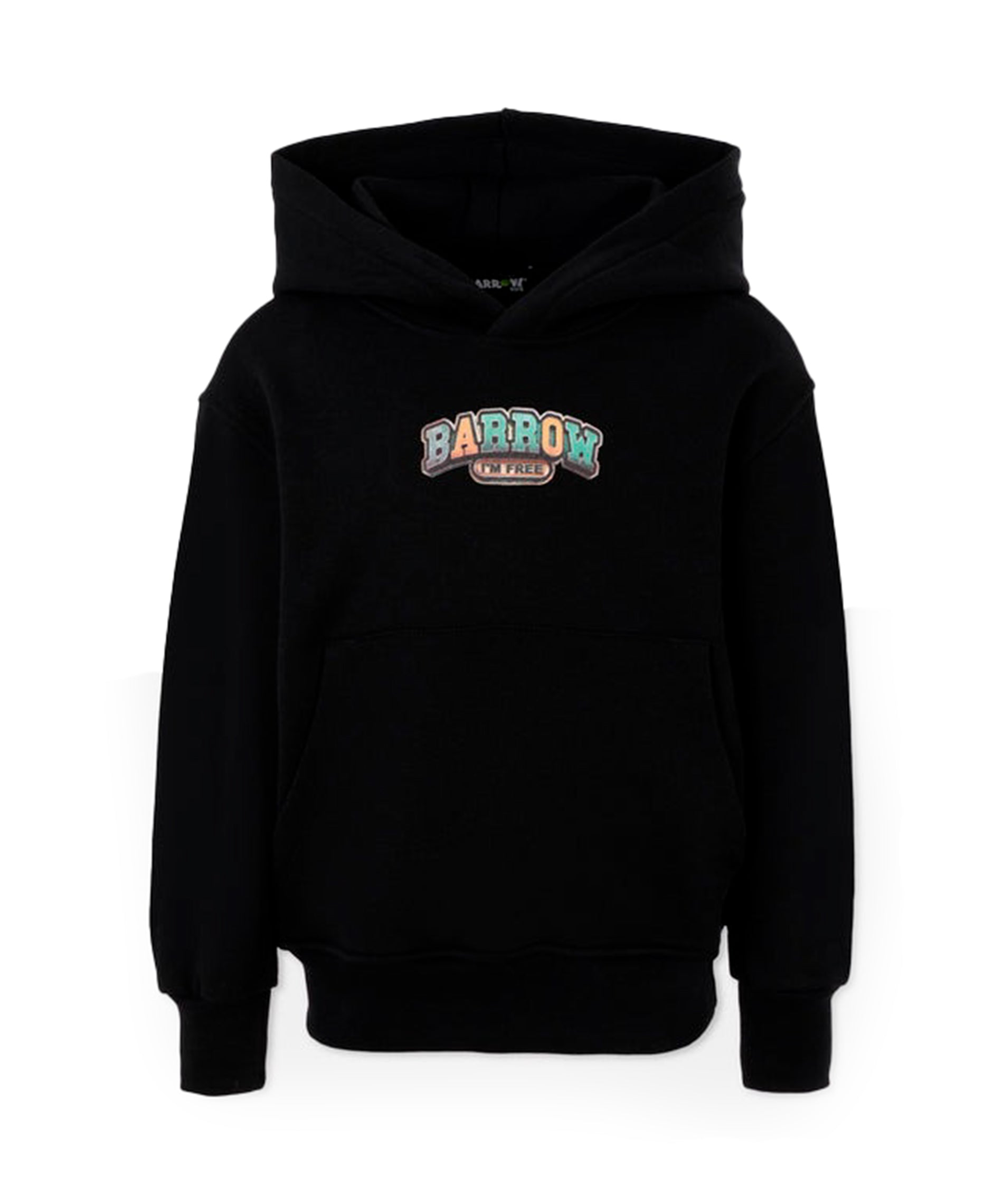 Barrow Kids Felpa con Cappuccio Nera Unisex per Bambini