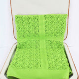 Le Coconne Coperta Verde per Neonate (fronte)