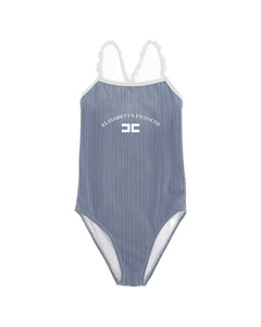 Elisabetta Franchi La Mia Bambina Costume 1pz con Stampa Logo per Bambine
