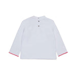 Diesel Kids T-shirt Bianca con Oval D per Neonate (retro)