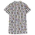 Moschino Kids Abito Bianco/Nero con Teddy Bear per Bambine (retro)