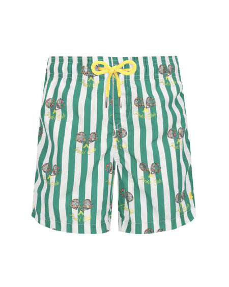 4Giveness Kids Costume Verde con Fantasia a Righe per Bambini