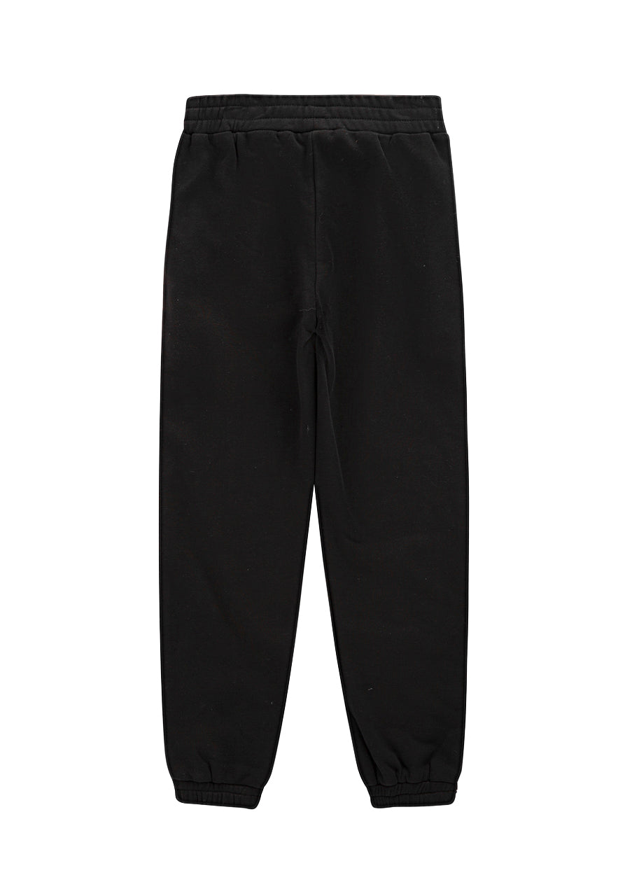 Iceberg Kids Pantaloni Neri con Applicazione Strass per Bambine (retro)