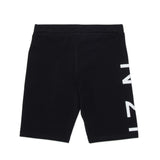 N21 Ciclista Nero con Maxi Stampa Logo Laterale per Bambine