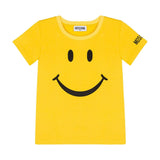 Moschino Kids T-shirt Gialla con Smile per Bambini 