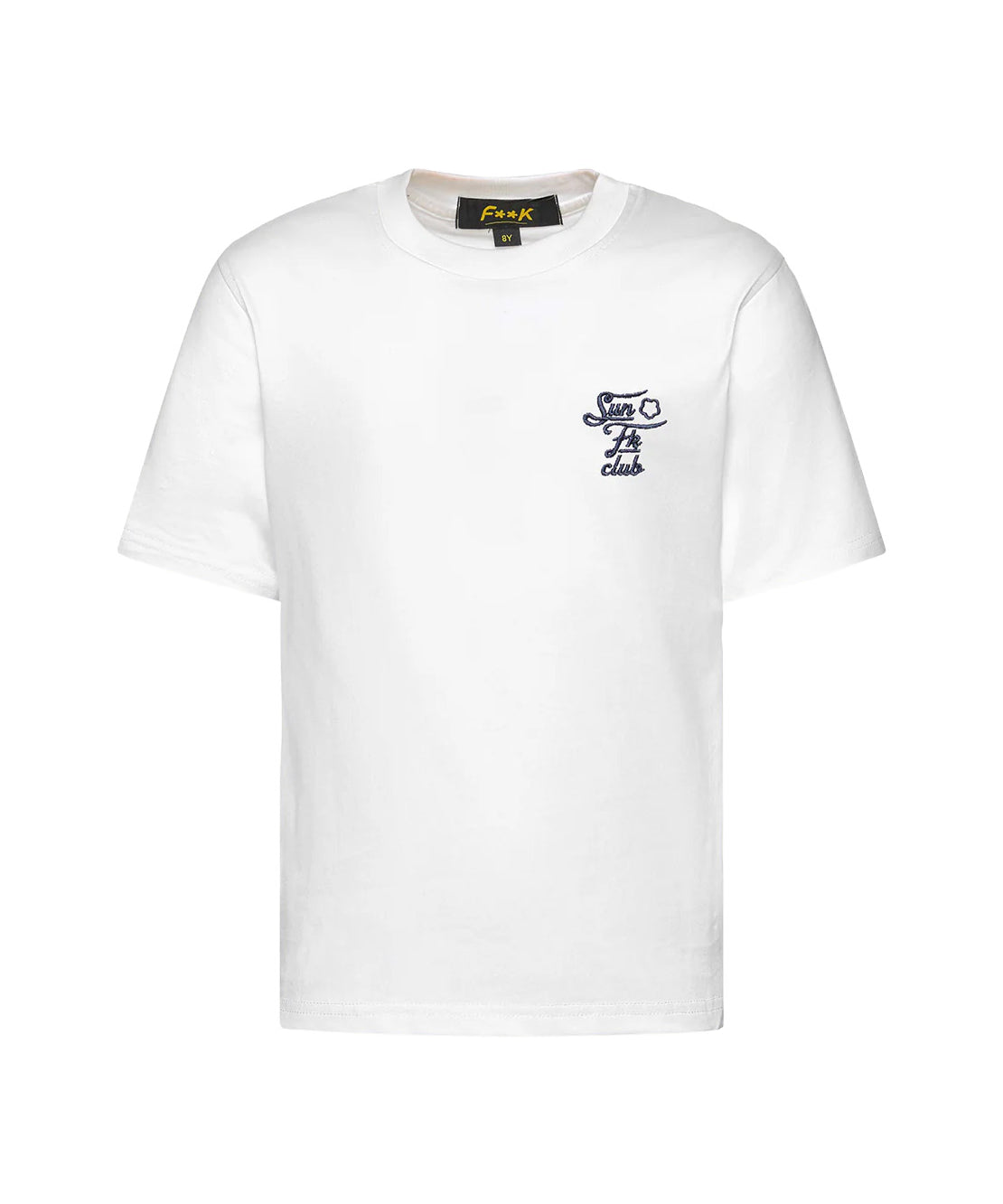 Effek Kids T-Shirt Bianco con Logo per Bambini