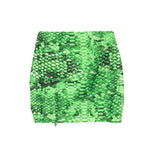4GIVENESS Copricostume Gonna Fantasia Rainbow Boa Verde per Bambine