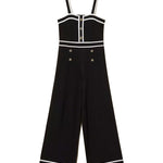 Twinset Kids Tuta Intera Nero e Bianco per Bambine