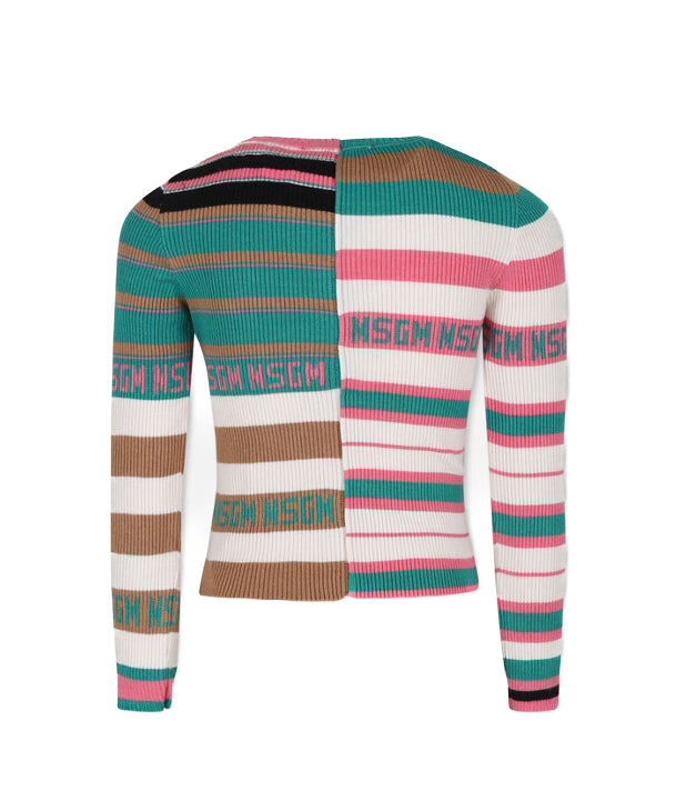 MSGM Kids Maglione Multicolor per Bambine (retro)