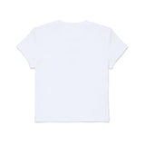 Dsquared2 Kids T-shirt Bianca con Stampa Logo Foglia D'acero Unisex per Bambini