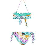 Effek Costume Bikini a Fascia Fantasia per Bambine