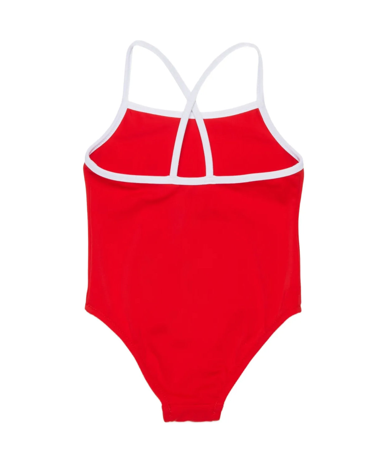 Diesel Kids Costume Intero Rosso/Bianco per Neonate