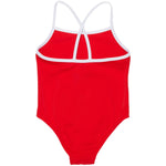 Diesel Kids Costume Intero Rosso/Bianco per Neonate