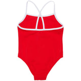 Diesel Kids Costume Intero Rosso/Bianco per Neonate