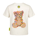 Barrow Kids t-Shirt Off-White con Stampa Logo per Bambine