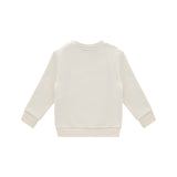 Iceberg Kids Felpa Bianca con Patches per Neonati (retro)