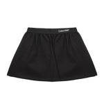 Calvin Klein Kids Mini Gonna Nera con Stampa Logo Frontale a Contrasto per Bambine