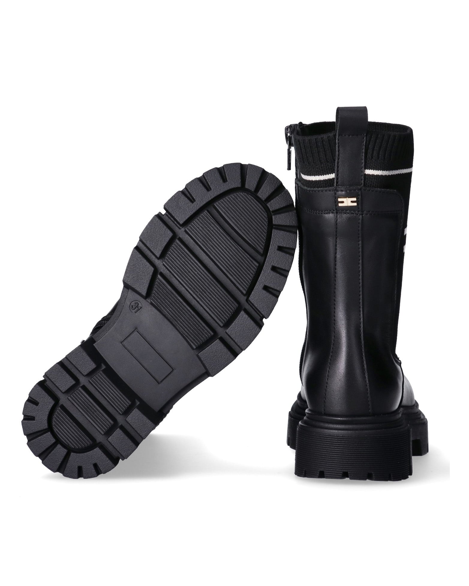 Elisabetta Franchi Kids Tronchetto Nero per Bambine