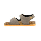 Colors of California Sandalo a Tre Fibbie Marrone per Bambini