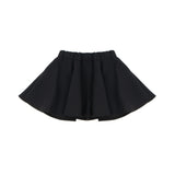 Elisabetta Franchi La Mia Bambina Gonna Nera con Bottoni Oro per Neonate