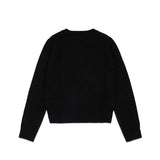 Diesel Kids Maglioncino Girocollo con Logo Frontale Oval D per Bambine