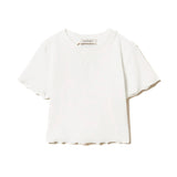 Twinset Kids T-shirt Bianca con Ricamo per Bambine