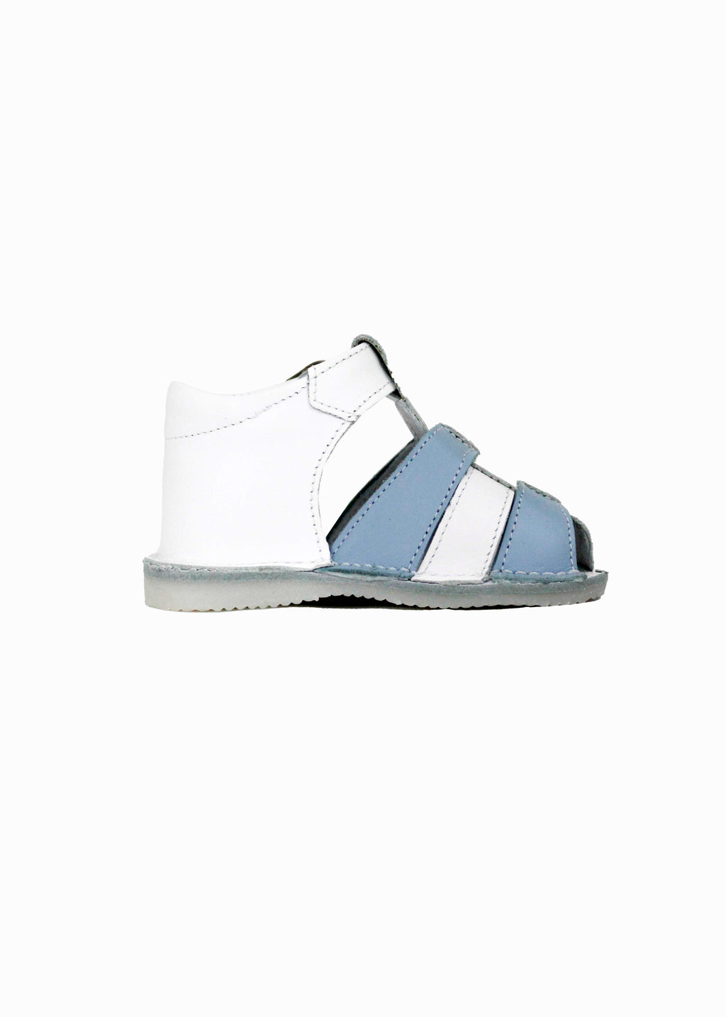 Index White/Light Blue Baby Shoes