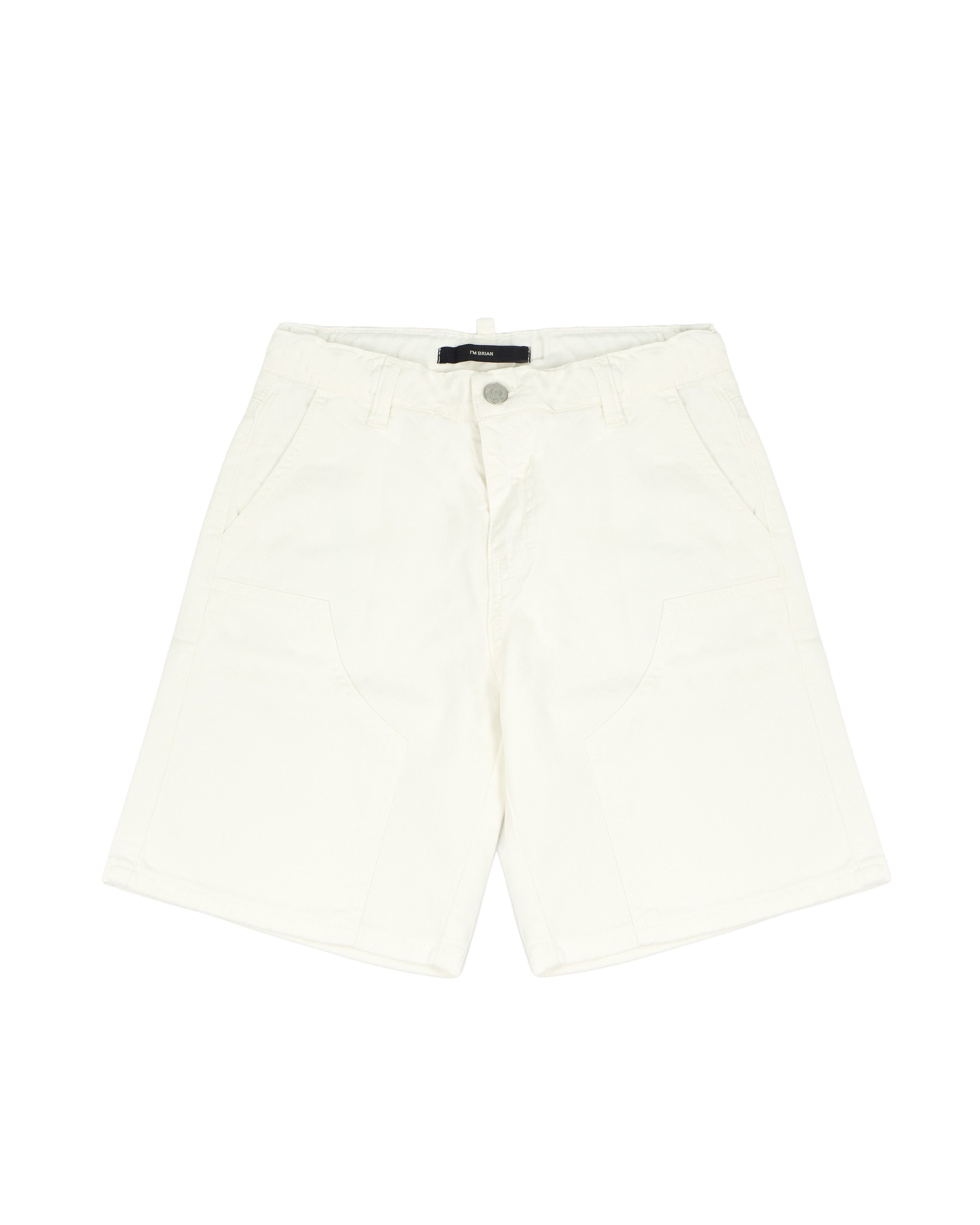 I'M Brian Kids Short in Denim Bianco per Bambini