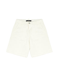 I'M Brian Kids Short in Denim Bianco per Bambini