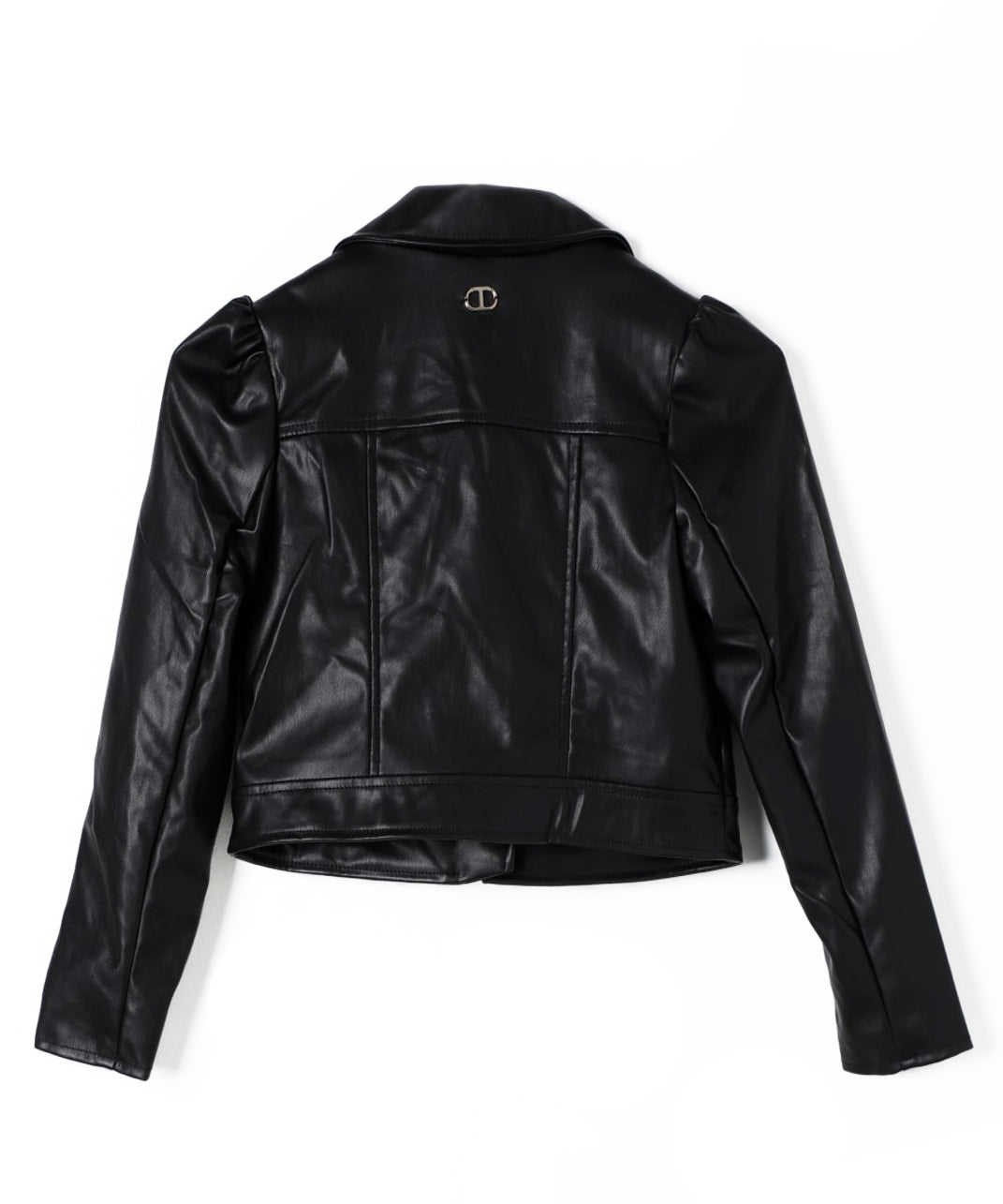 Twinset Kids Giubbino di Pelle con Volant (retro)