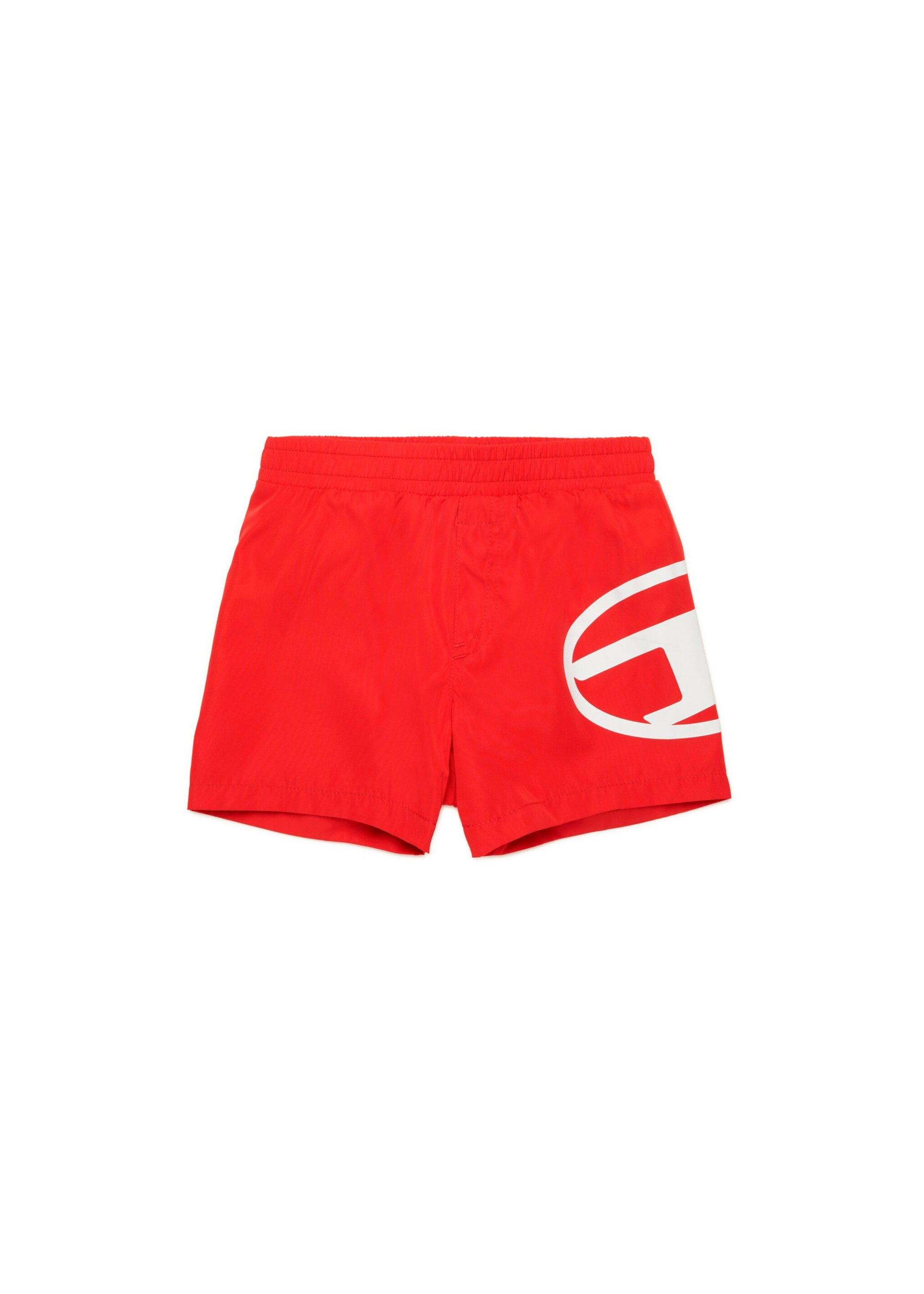Diesel Kids Costume Boxer Rosso con Oval D per Neonati