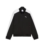 Puma Kids Felpa Nera con Dettagli Bianchi a Contrasto per Bambine