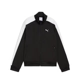 Puma Kids Felpa Nera con Dettagli Bianchi a Contrasto per Bambine