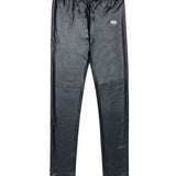 Diesel Kids Leggings in Pelle Neri per Bambine