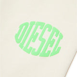Diesel Kids Bermuda Panna con Logo Puffy Print per Bambine