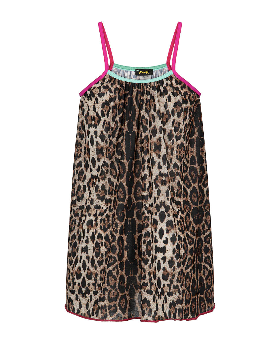 F**K Kids Copricostume Fantasia Leopardato per Bambine