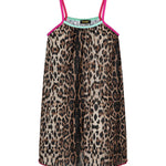 F**K Kids Copricostume Fantasia Leopardato per Bambine