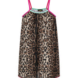 F**K Kids Copricostume Fantasia Leopardato per Bambine