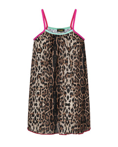 F**K Kids Copricostume Fantasia Leopardato per Bambine